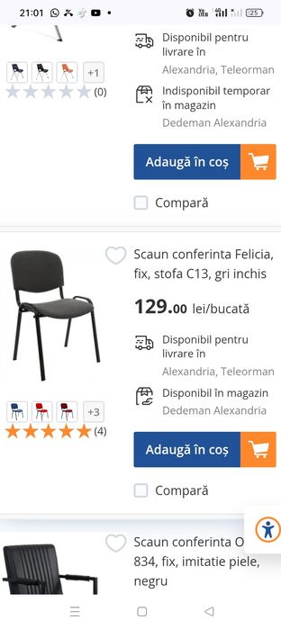 Scaune conferința,gradina/bucătărie,foisor