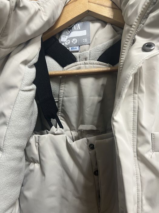 Продам детскую зимнюю двойку, размер 80, большемерит. Фирма Сова