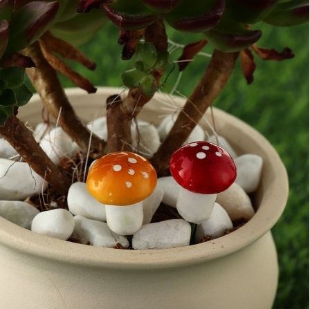 10 броя Гъбки декорация букет от гъби