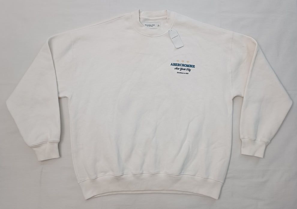Abercrombie & Fitch Sweatshirt оригинално горнище L памучен суичър