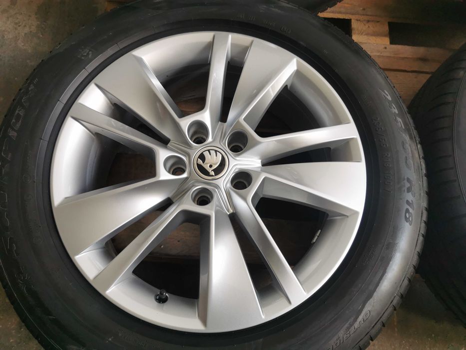 Jante Originale Skoda Karoq / Kodiaq  . R 18 cu anvelope de vara