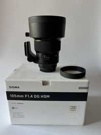 Vând obiectiv Sigma 105 Art F1.4 montura Canon EF