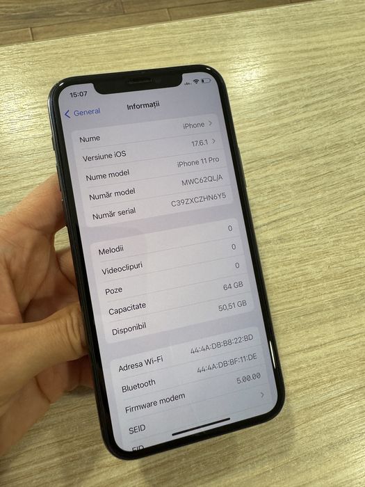 iPhone 11 Pro, 64GB Midnight Green, Bateria 100%!