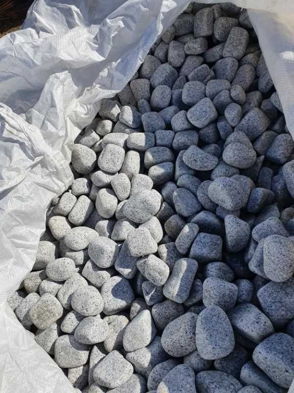 Бели декоративни камъни от мрамор Тасос за двор и градина