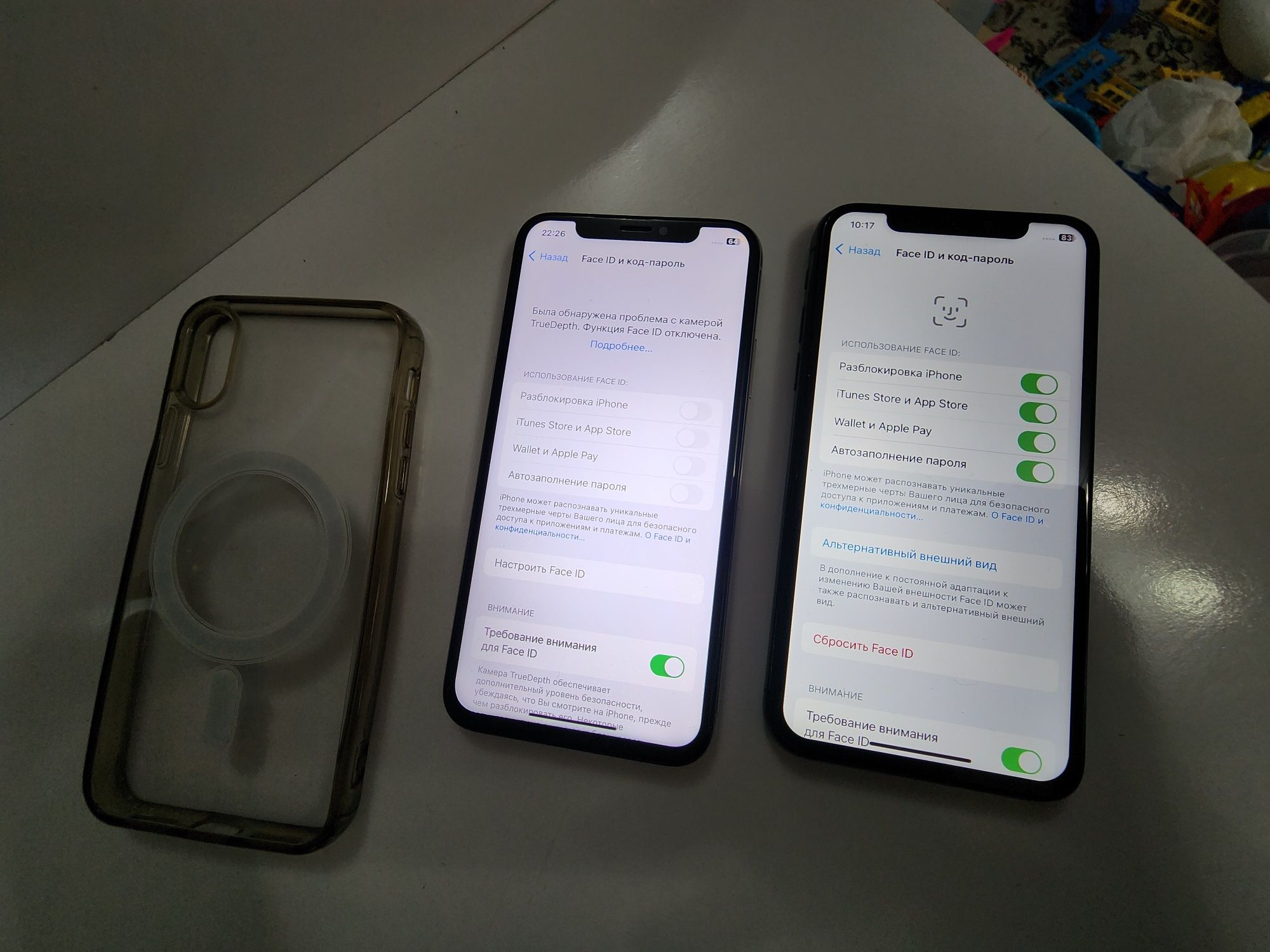 Iphone X LL/A Black 64GB Bat 100% Uselenniy Face Bor  Srochna 2 ta bor