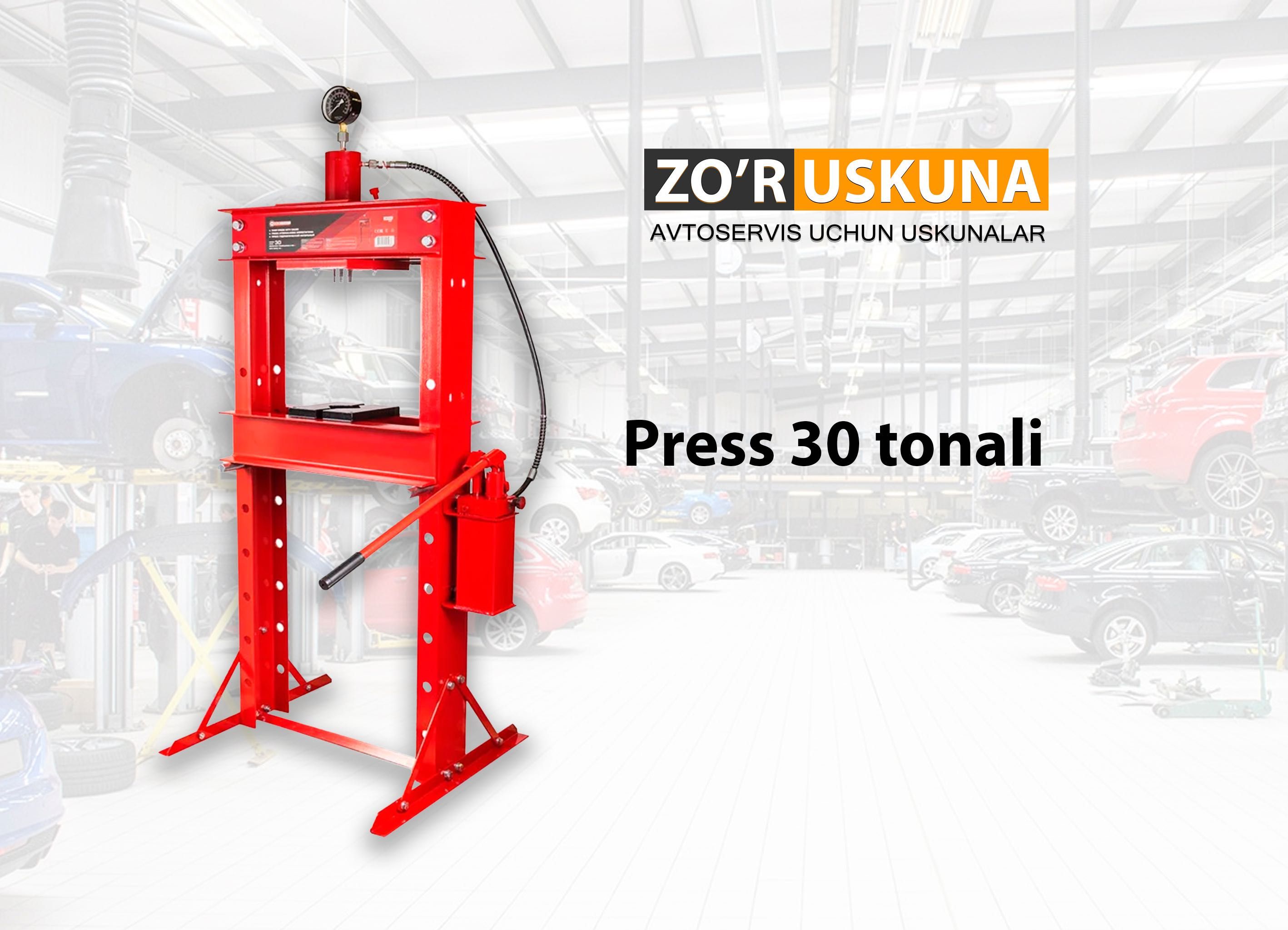 Press 30 tona || Пресс гидравлический с манометром 30т