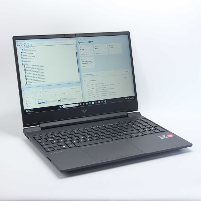 HP Victus 015, Ryzen 5 5600H, AMD RX 6500M, 512 Gb SSD/8 Gb RAM