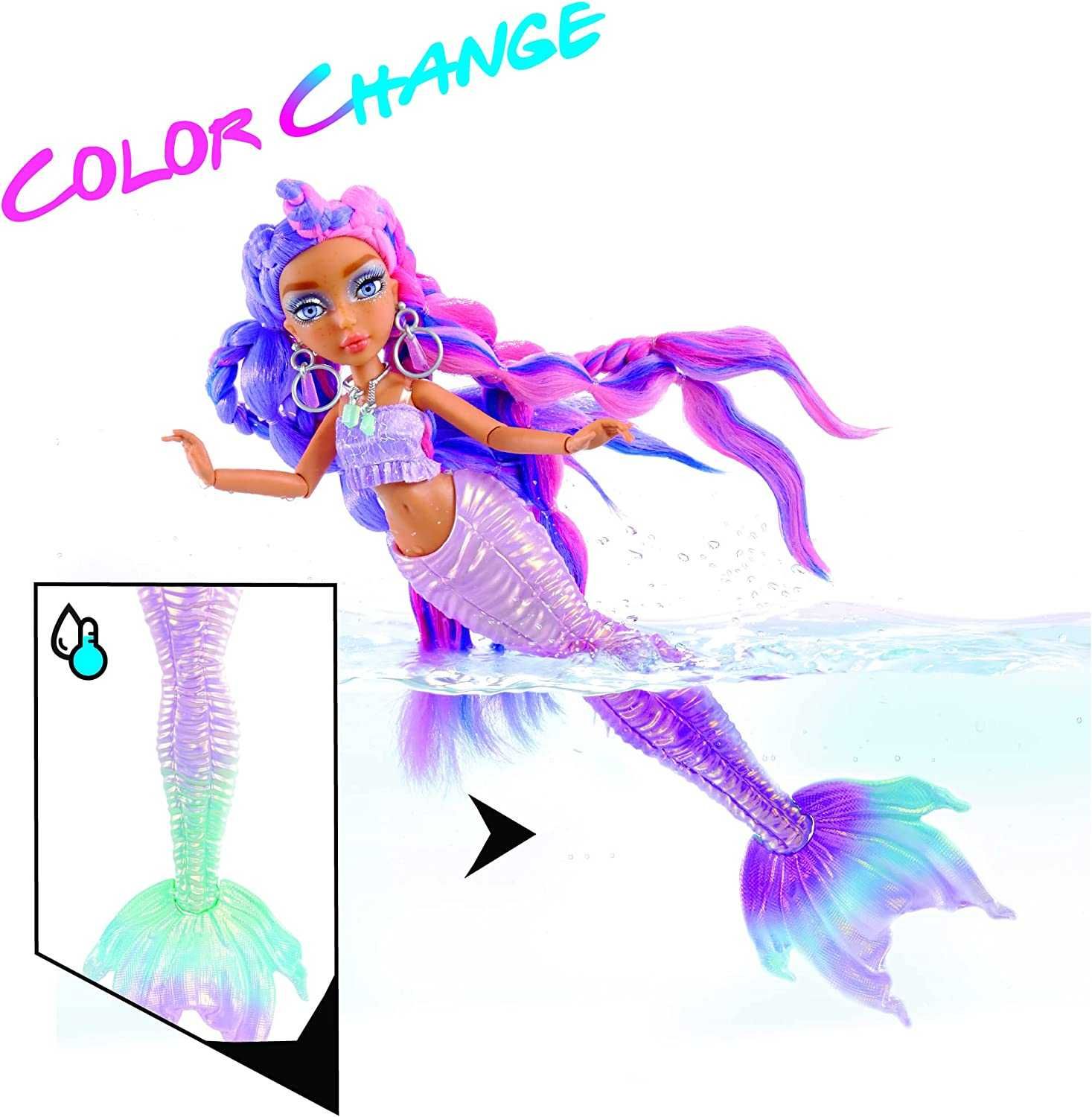Кукла Русалка Mermaze Mermaidz 34см 3 вида Crystabella Kishiko Harmoni