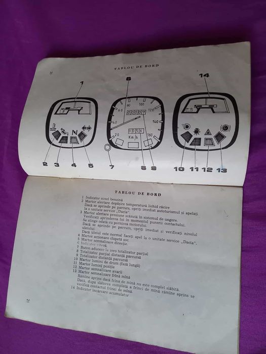 Carte Dacia berlină şi break, 1985