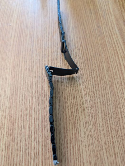 Curea metalica 20mm, albastru inchis