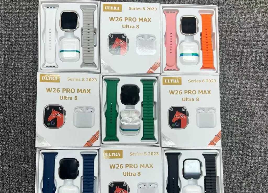 Smart часовник + TWS слушалки W26 Pro Max ULTRA