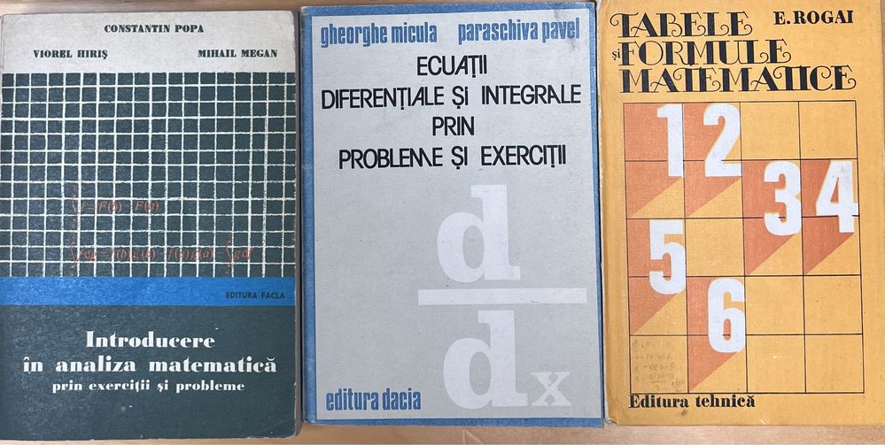 Culegeri diverse de matematica si fizica