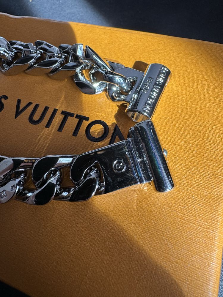 Bratara Louis Vuitton Monogram Silver | Toate accesoriile incluse