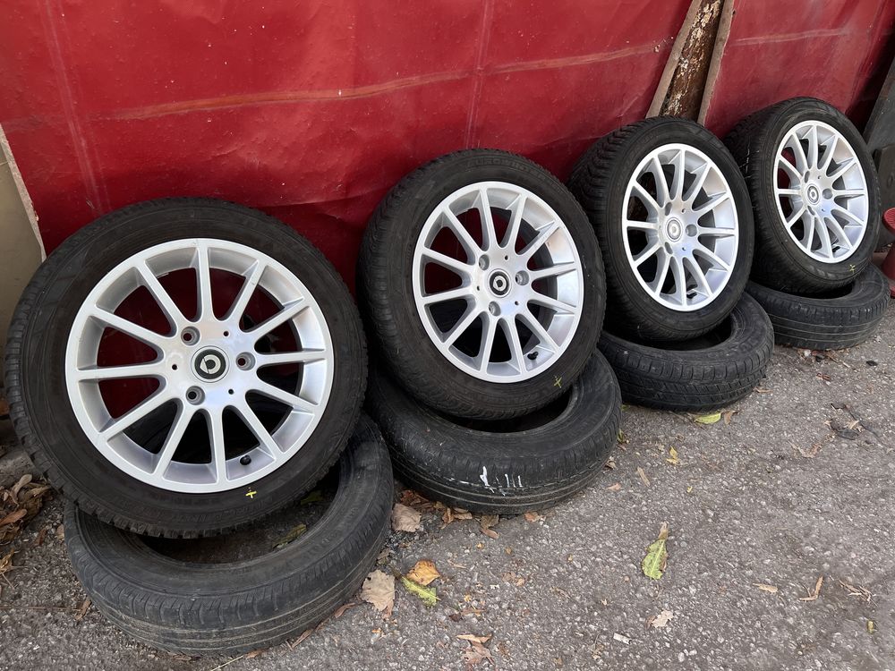 15” 4.5j ET23.5/5.5j ET25 Оригинални Алуминиеви джанти за Smart fortwo