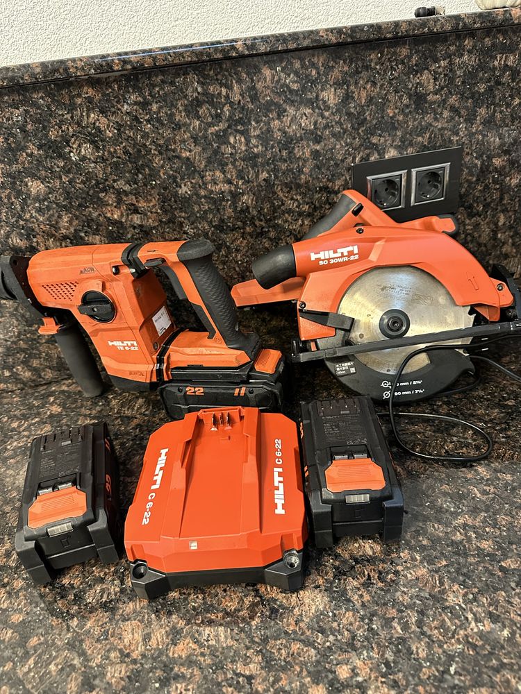 Set hilti nuron circular si rotopercutor