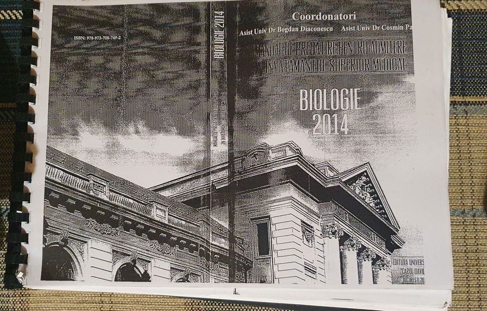 Cărți grile admitere biologie UMFCD