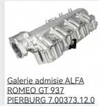 Vând galerie de admise ALFA ROMEO GT 937