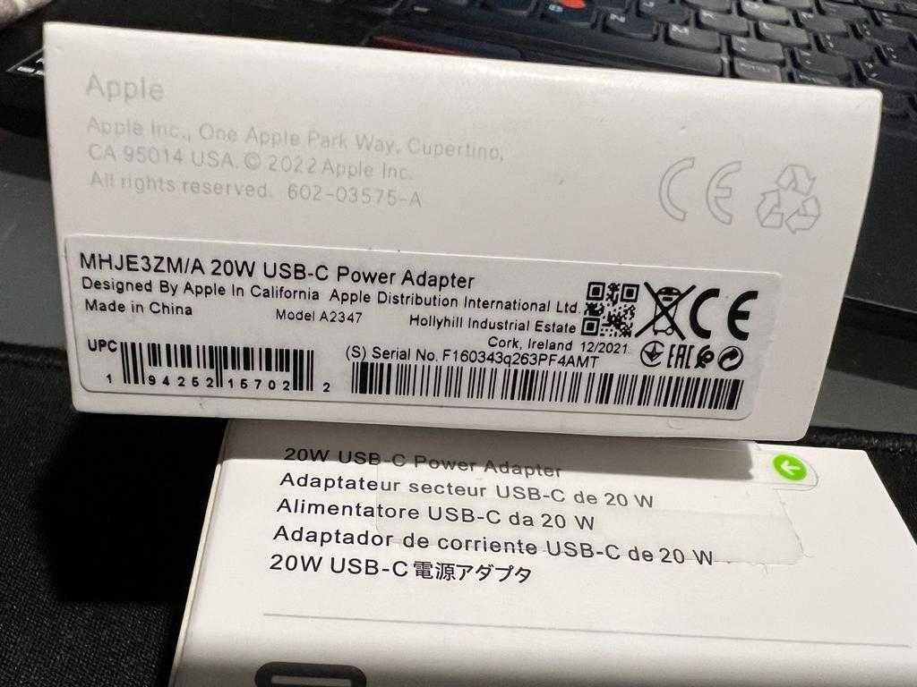 B Cablu, Adaptor incarcator 20W iPhone 6 7 8 X 11 12 13 Lightning