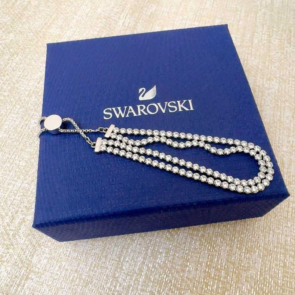 Swarovski Silver Color гривна