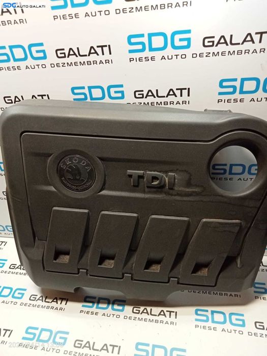 Capac Protectie Antifonare Plastic Motor Skoda Superb 2 2.0 TDI CFFB CFGB CLJA 2008 – 2013 [0704]