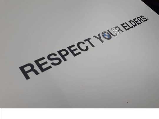 Respect your Elders Sticker БМВ Стикер BMW Sticker Е36 Е30 Е21 Е12 Е34