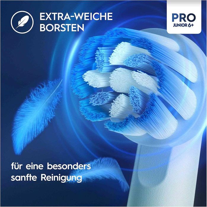 Електрическа четка за зъби Oral-B Pro Junior 6+ , пурпурна