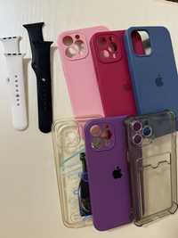 Чехлы iphone 12 pro max и ремешки apple watch