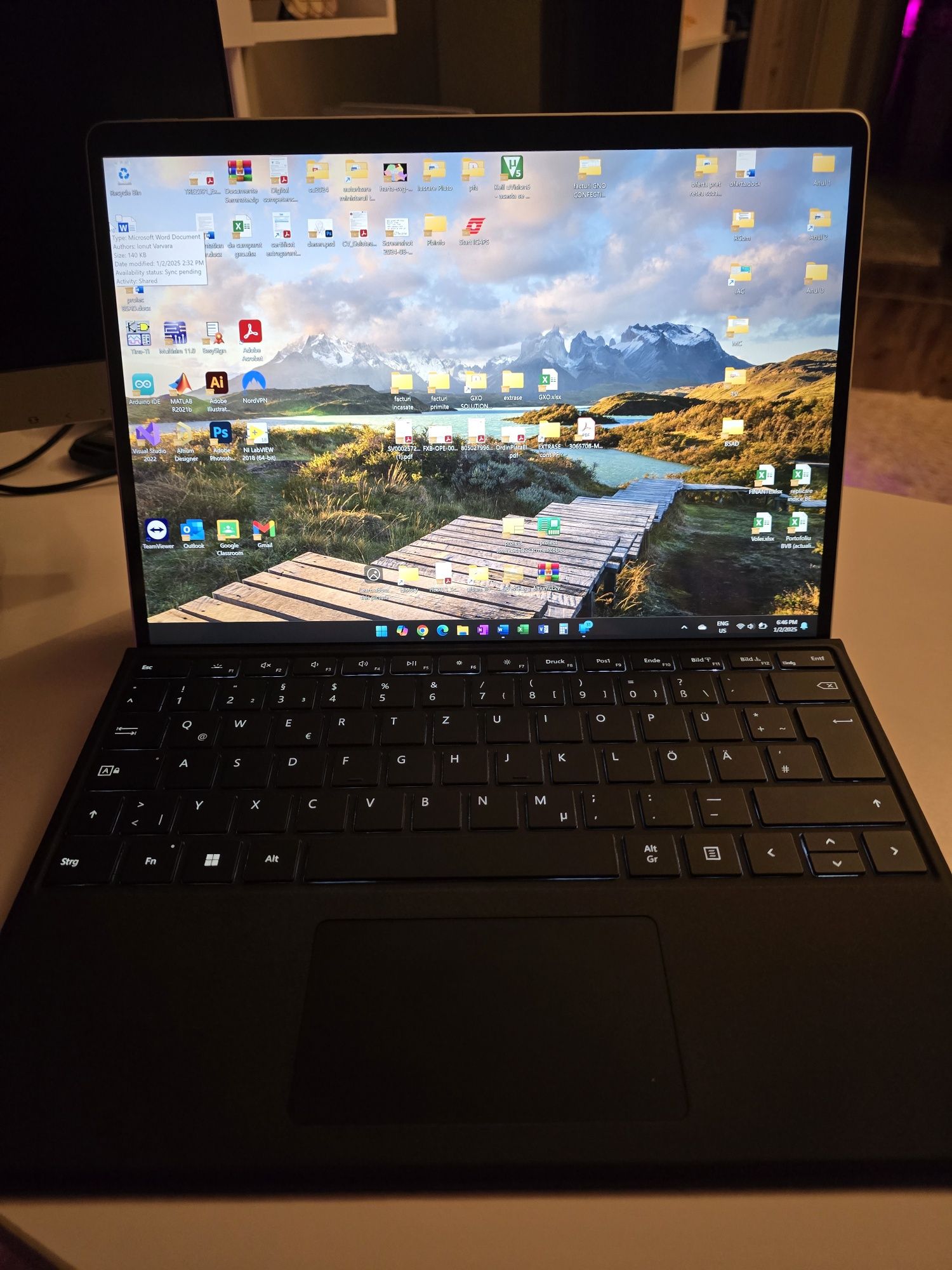 Microsoft Surface Pro 9 16Gb RAM i5