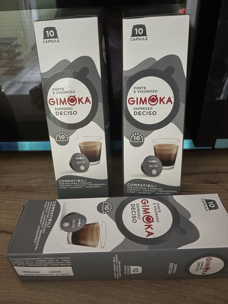 Gimoka deciso кафе капсули съвчестими със система Caffitaly и Tchibo