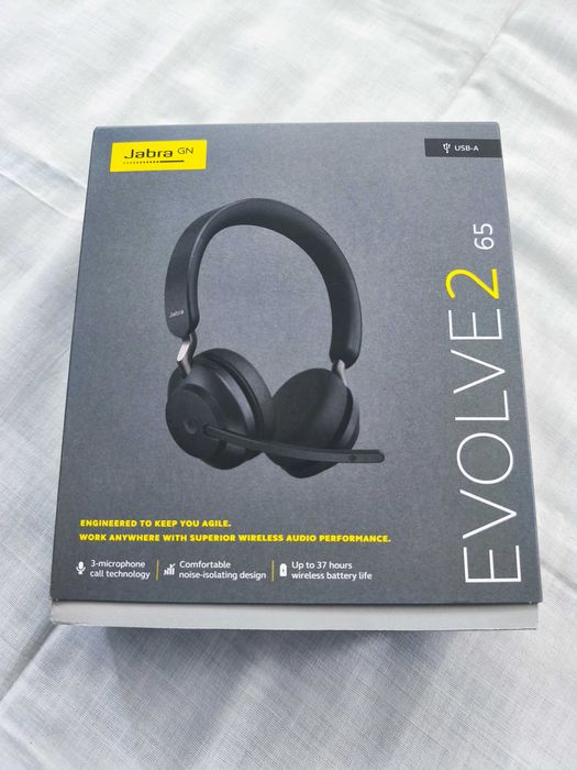 Jabra Evolve2 65 casti bluetooth cu microfon