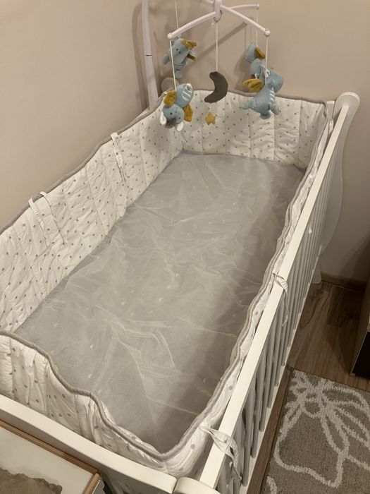 Protectie laterala pentru patut bebelus