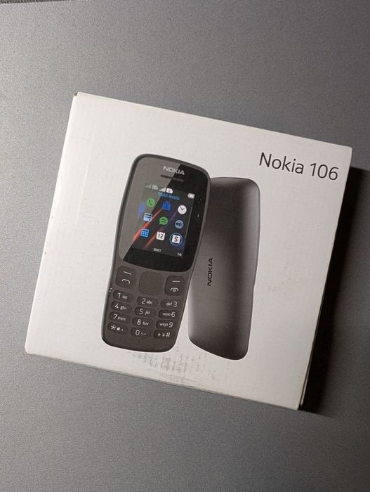 Nokia 106, Dual SIM, negru | NOU, sigilat