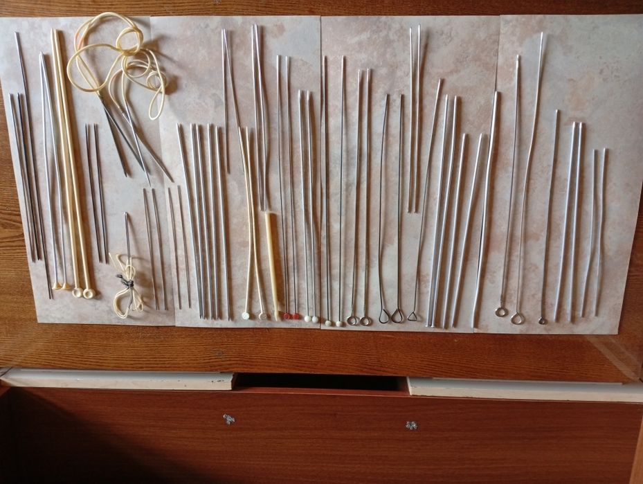 Спицы, крючок, наборы для вязания, 25 наборов