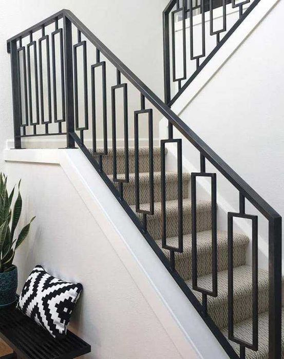 Перила из металлического профиля