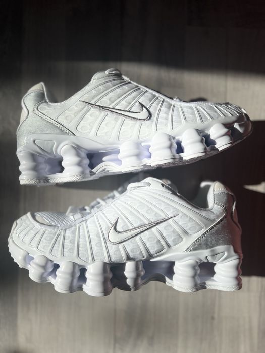Nike Shox TL White Metallic Silver