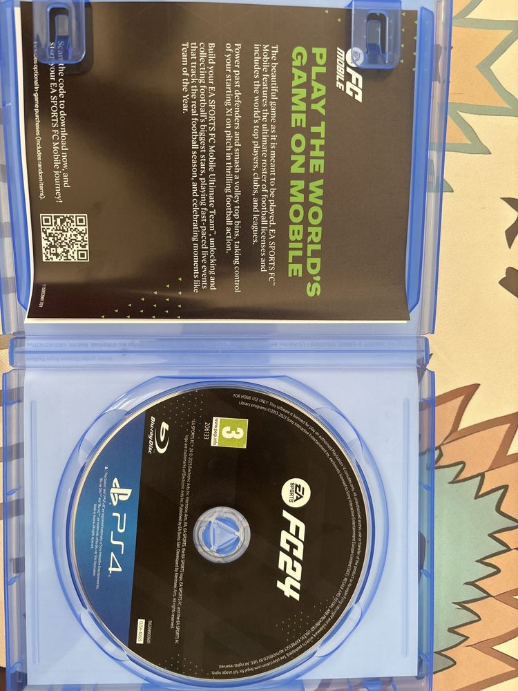 Fc 24 за ps4 в отлично състояние