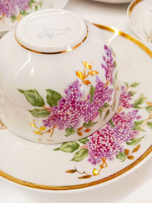 Руски порцелан. Люляк. Дулево