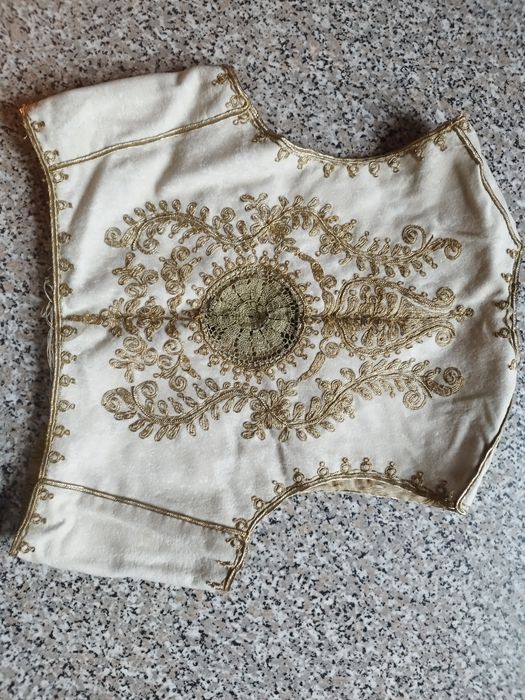 Jachetă otomană antică brodată in stil turcesc -Fir metalic