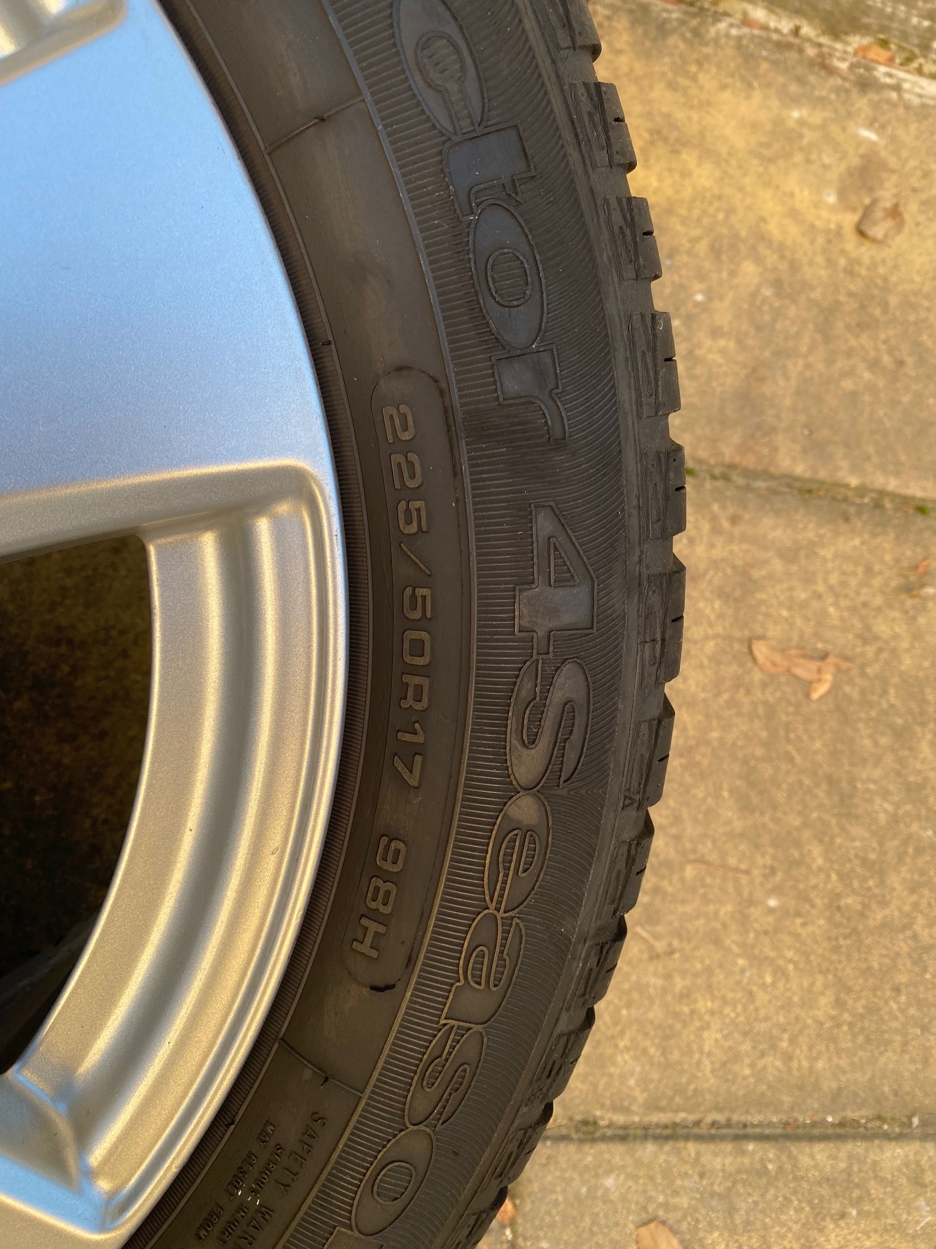 Джанти за Mercedes 17 цола с гуми goodyear