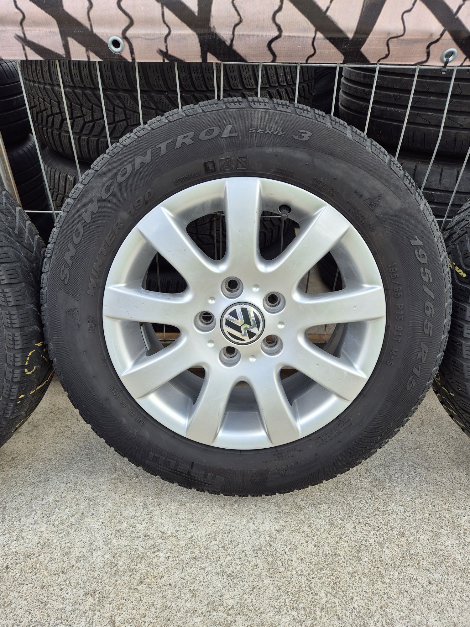 Джанти Borbet 15 цола , 5х112 , 6.5j , et50 , 195/65/15 Vw  Skoda Seat