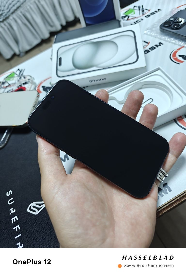 iPhone 15 5G (Black Titanium) 128Gb Full Box NOU Desigilat Ofertă Preț