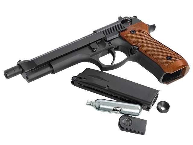 Pistol Airsoft BERETTA WE M-92 L CO2 Full Metal Cu Blow-Back Dual Tone