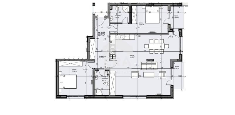 ЕРА Фаворит продава луксозен и слънчев тристаен апартамент в центъра н