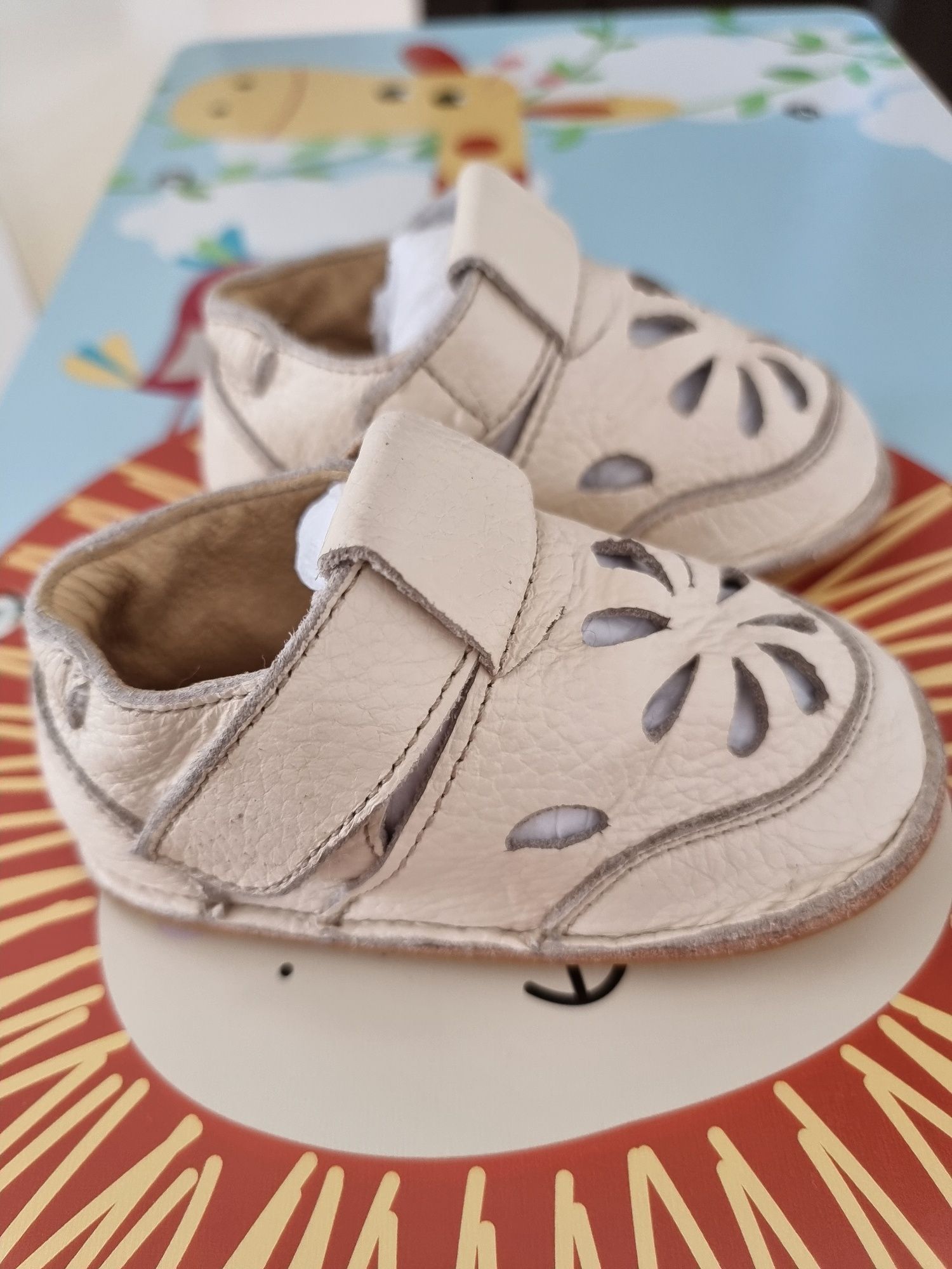 Sandale piele bebe