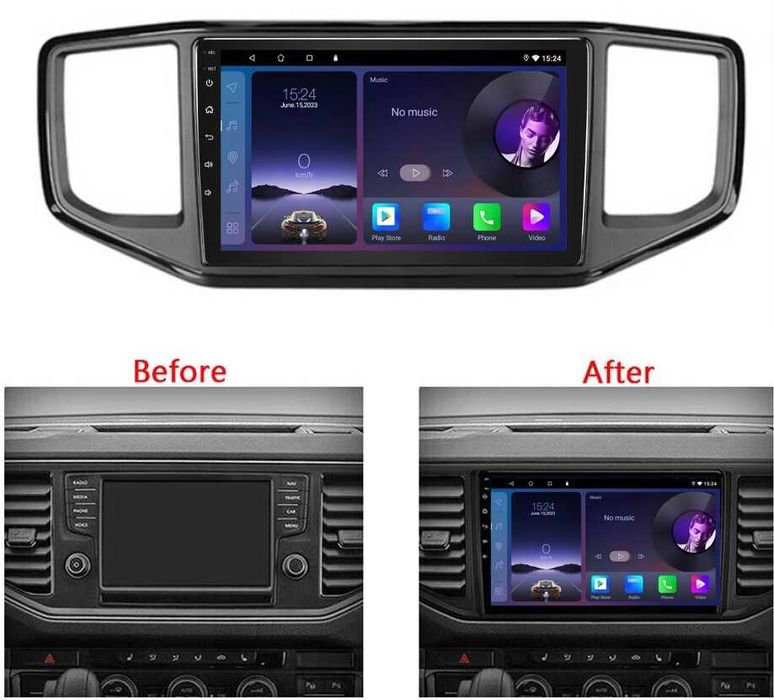 Мултимедия за VW Volkswagen Amarok Двоен дин навигация Android Амарок