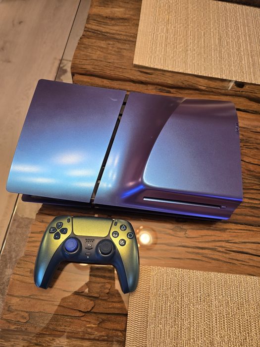Consola Playstation 5 Slim Mov cu DISC / Controller Verde + Cont Fc26