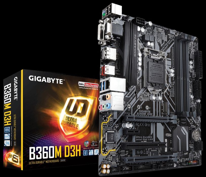 Placa de baza gigabyte B360M D3H i3-9100