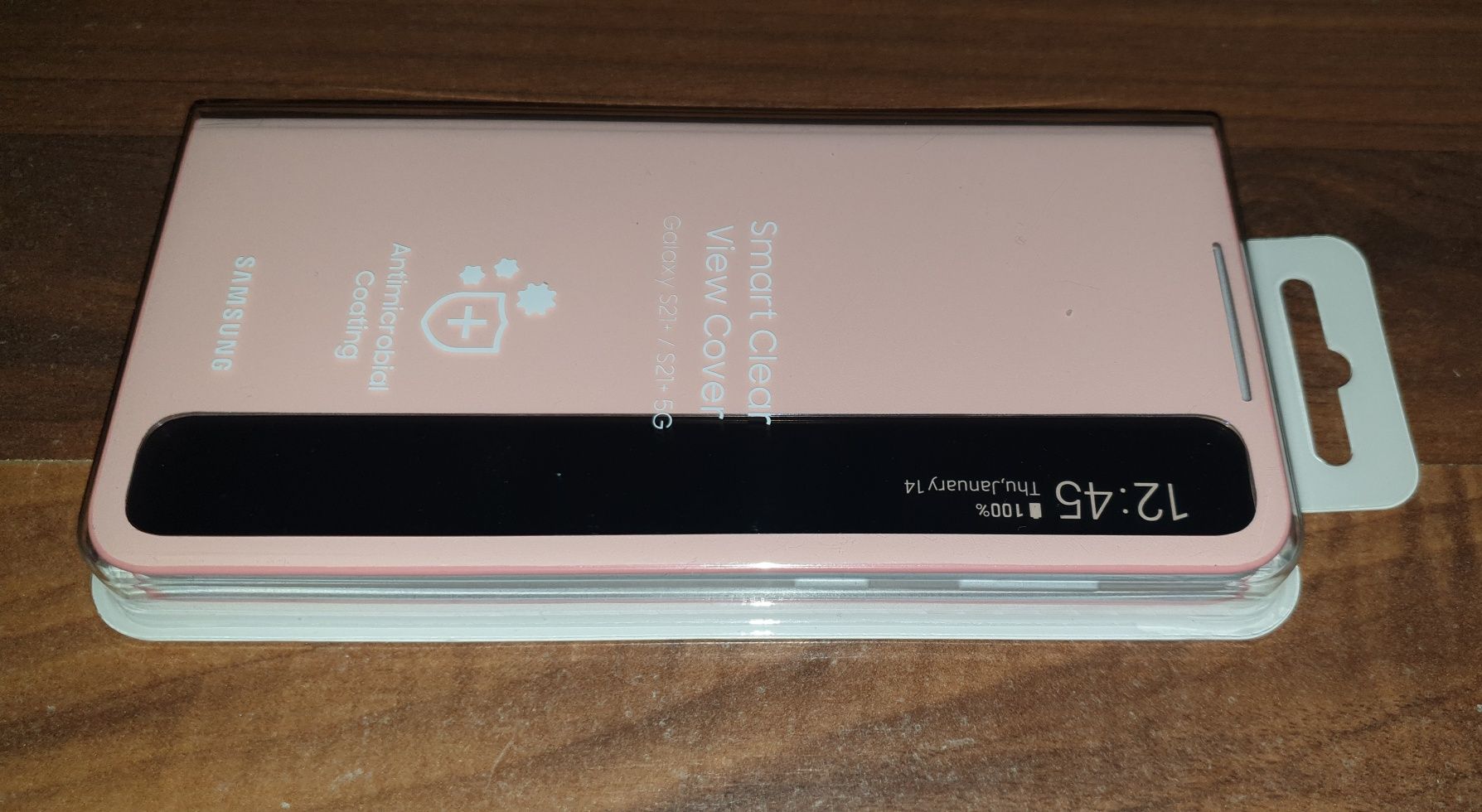Husa flip activa originala Samsung Smart Clear View Cover 21+ S21 Plus