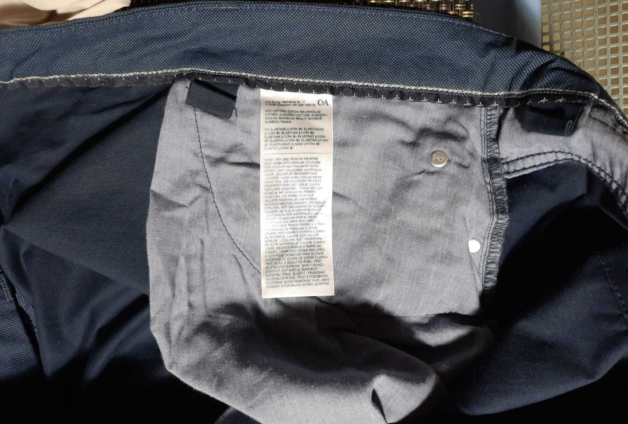 Pantaloni/jeans bumbac barbati, marime 60, bleumarin, NOI nepurtati