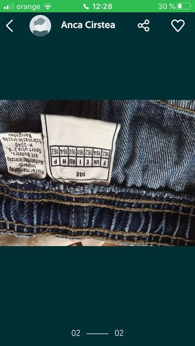 blugi baieti marimea xl